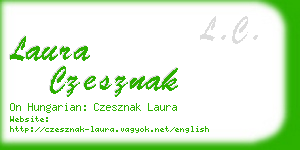 laura czesznak business card